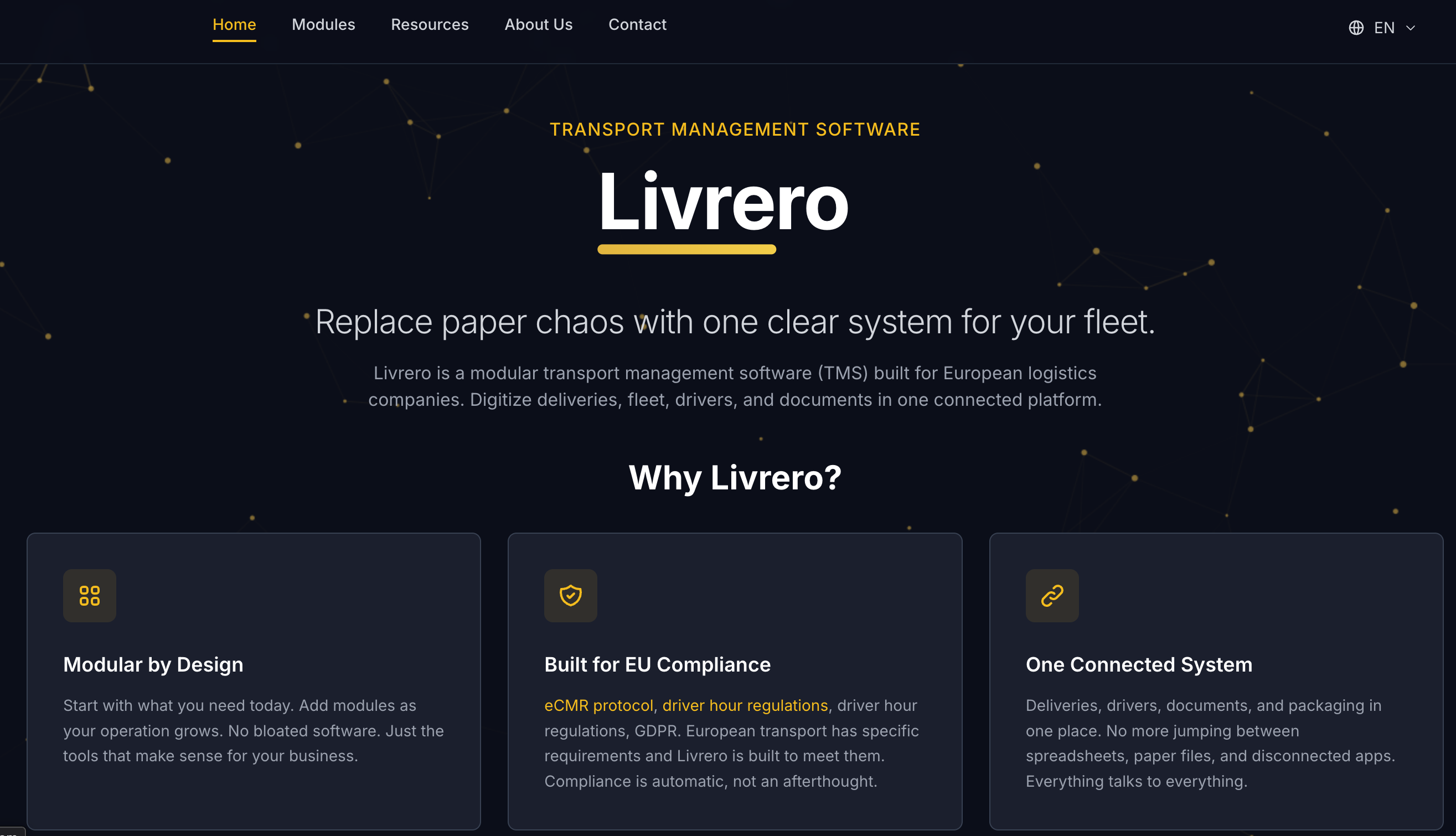 Platformă Logistică - Landing Page